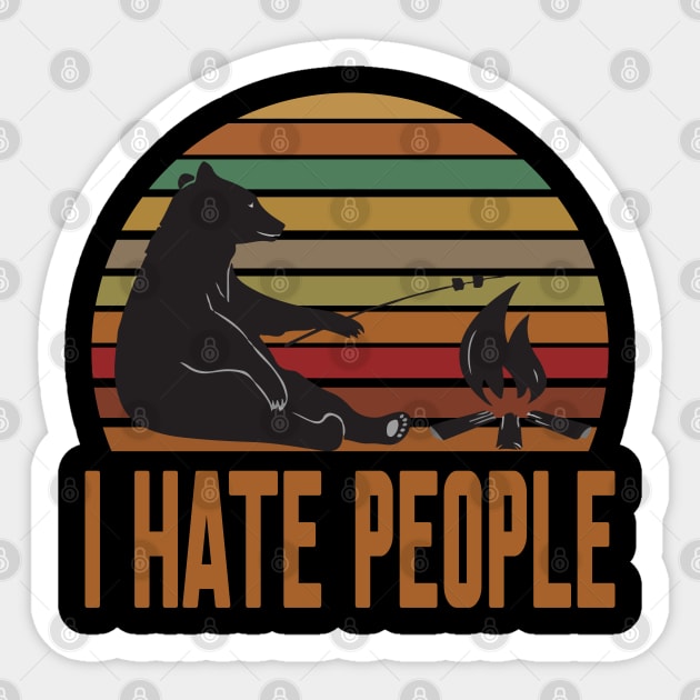 I hate people-funny christmas 2023 Sticker by Work Memes
